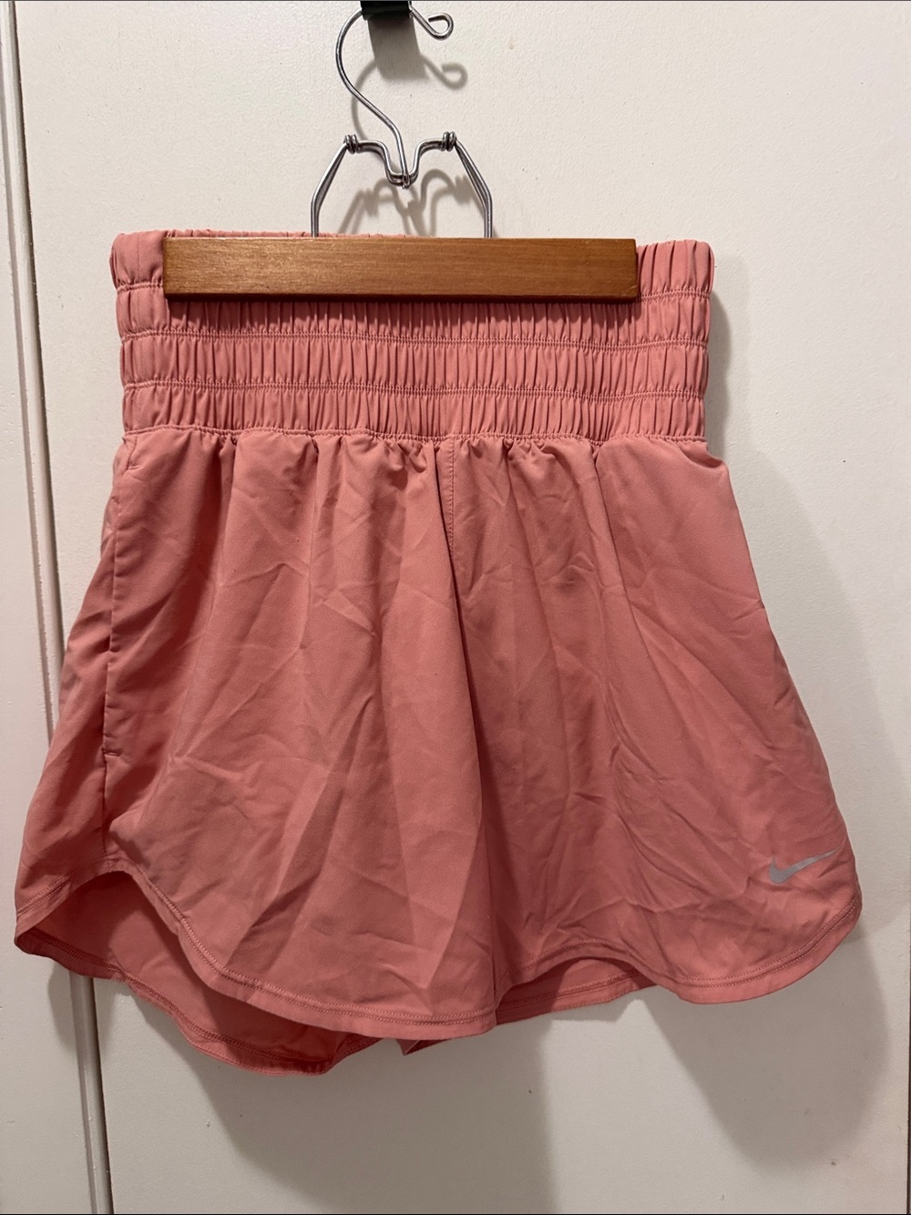 Nike Women's Dusty Rose Elastic-Waist Athletic Shorts